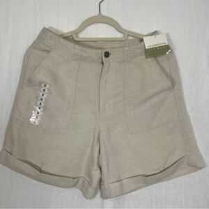 NWT Liz Claiborne Linen/Cotton Shorts